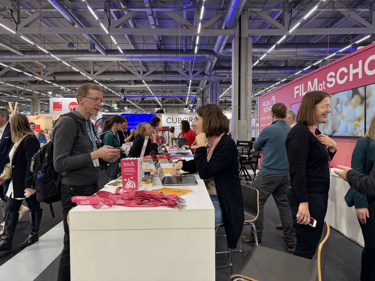 Film to School präsentiert sich an der Swissdidac